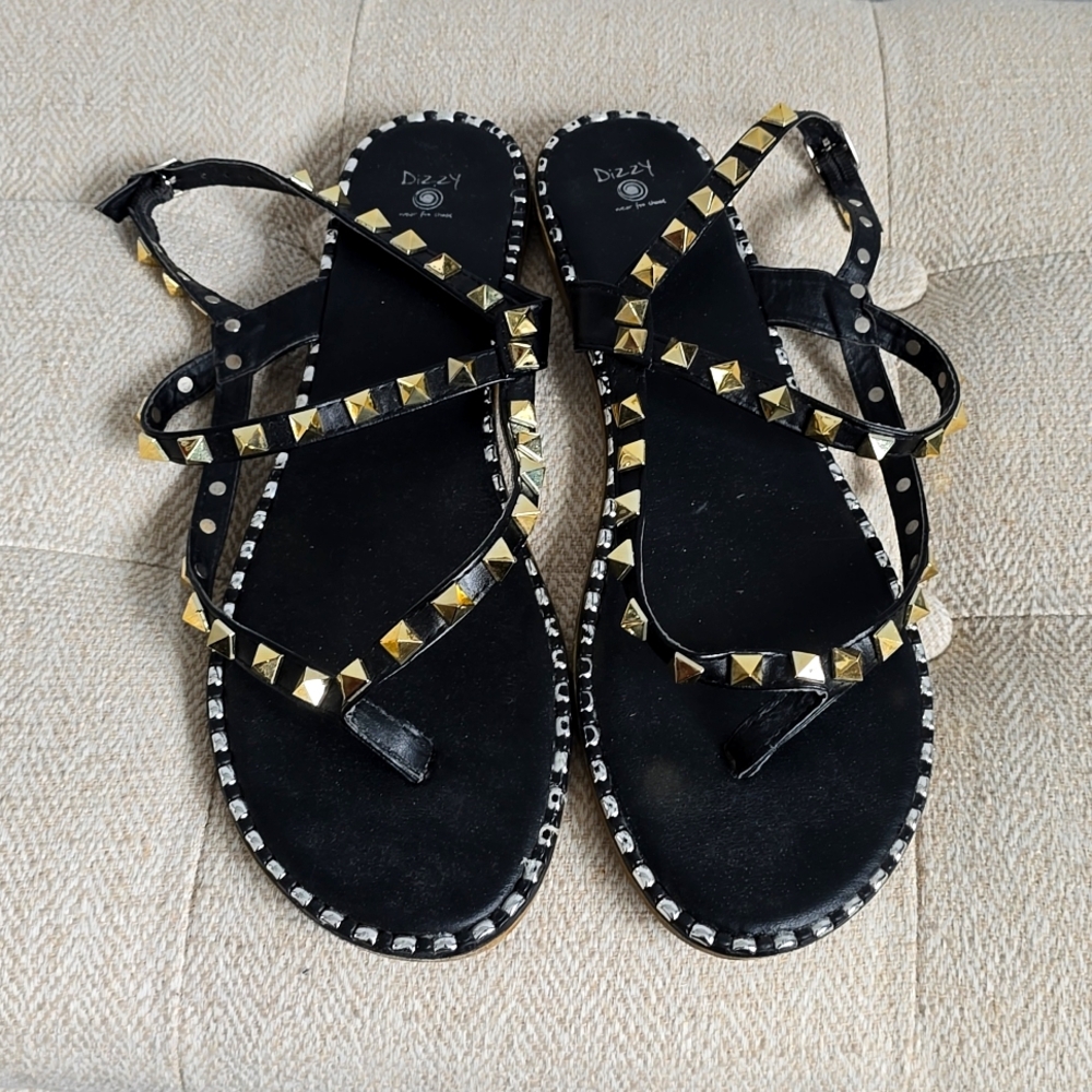 Dizzy studded sandals